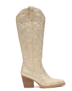 Ковбойские сапоги, золотой Smile favorites