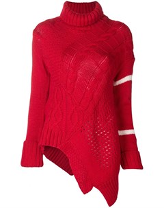 Preen line расклешенный свитер serenity m красный Preen line