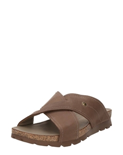 Мюли Salman, серо-коричневый Panama jack