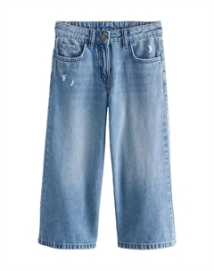 Джинсы с широкими штанинами, синий деним Next