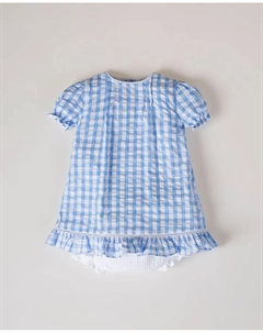 Платье Mini con Braguita de bebé niña, синий Nanos