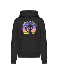 Толстовка Alien Peace Sunset, черный F4nt4stic