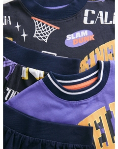 Пижама, цвет Light purple/Black Next