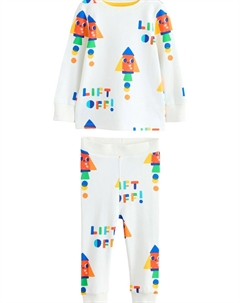 Пижама, цвет Blue/Orange/White Next