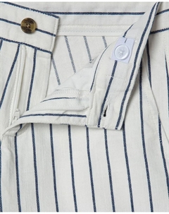 Детские шорты-чинос Wide Stripe, белый Hackett