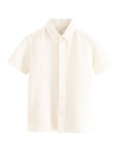 Рубашка на пуговицах классического кроя, белый Next