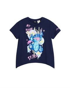 Рубашка Stitch, морской синий Desigual