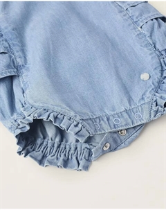 Пижама для девочки 2 предмета из канеле, синий Zippy