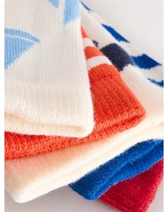 Носки, цвет Navy/Orange/Red/White Next