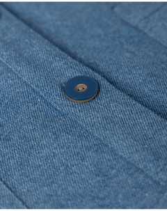 Джинсовая куртка для девочки, светло-голубой Nanos