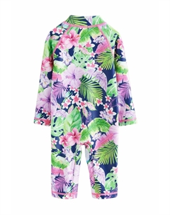 Купальный костюм REGULAR FIT LONG LEG, цвет Navy Purple Tropical Next