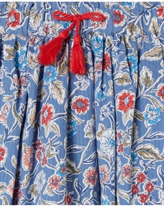 Детская юбка с принтом и кисточкой, синий Coconut el corte inglés