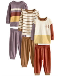 Пижама, цвет Brown/Purple/Red Next