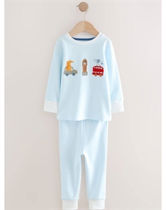 Пижама, цвет Navy/Light blue/White Next