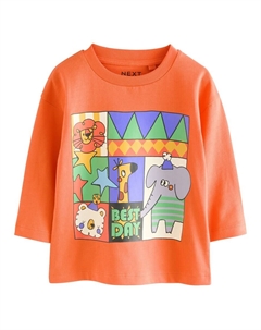 Рубашка, цвет Light blue/Pastel yellow/Orange Next