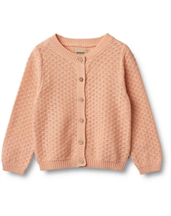 Вязаный кардиган, розовый Wheat