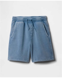Бермуды для мальчика на эластичном поясе со шнурком, синий Gap