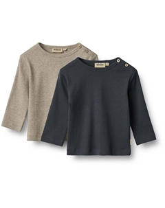 Рубашка, цвет Navy/mottled grey Wheat