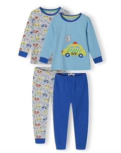 Пижама, синий Minoti