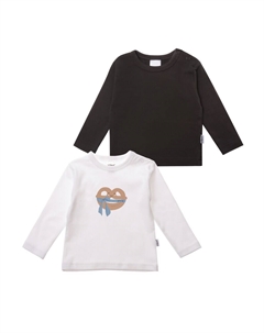 Рубашка Brezel, цвет Anthracite/White Лилипут