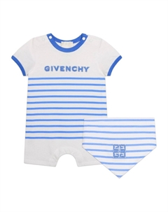 Kids пижама с вышитым логотипом, синий Givenchy