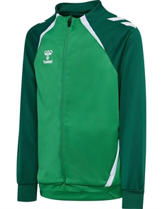 Спортивная толстовка с капюшоном на молнии Lead 2.0, цвет Lime/Dark green Hummel