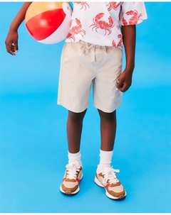 Бермуды детские поплин, бежевый Kids el corte inglés