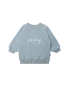 Толстовка lets go surfing, светло-синий Лилипут