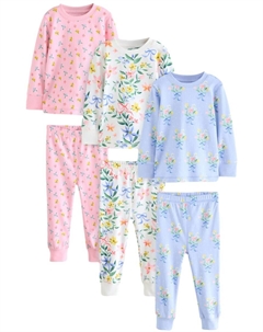 Пижама Stampy Snuggle, цвет Light blue/Rose/White Next