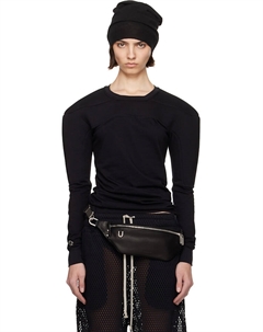 Чемпионский свитшот с рельефными швами, черный Rick owens