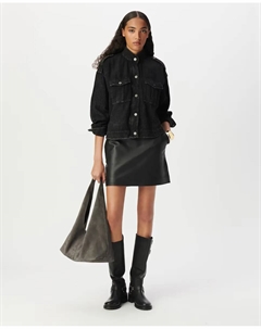 Женская куртка на пуговицах с карманами, темно-серый Ikks