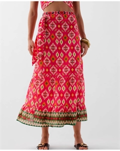 Миди-юбка с бисером на поясе, мультиколор Scalpers