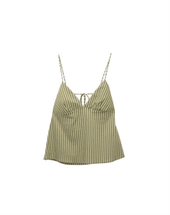 Топ, оливковый Pull & bear