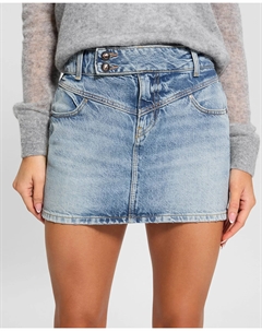 Мини-юбка, светло-голубой Guess