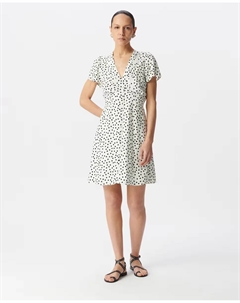 Короткое платье с коротким рукавом, цвет Crudo Ikks