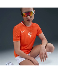Женская футболка домашняя форма Нидерланды KNVB 2025 Stadium, оранжевый Nike