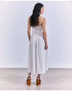 Платье на бретелях, белый Сфера