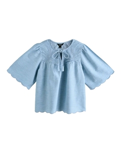 Блуза, синий деним Next