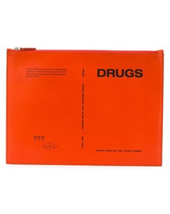 Raf simons клатч drugs один размер оранжевый Raf simons
