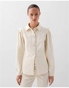 Женская ковбойская рубашка с подплечниками, цвет Crudo Scalpers