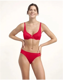 Трусы с эффектом сатина, красный Dim