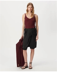 Юбка миди в стиле парео, черный Ikks