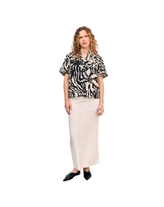 Блузка с коротким рукавом Karina, бежевый Object