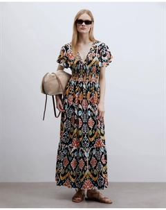 Летящее платье с зеркалами, мультиколор Сфера