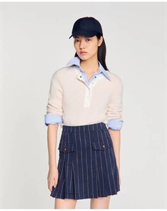 Женский джемпер из шерсти и кашемира, естественный Sandro