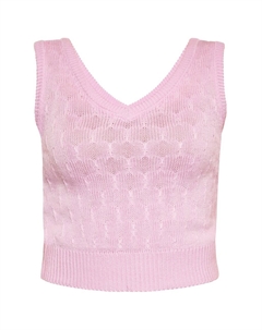 Вязаный топ, розовый Mymo