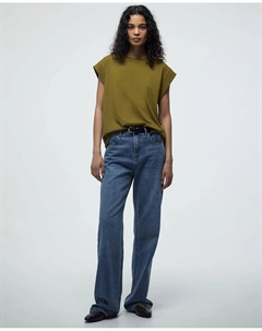 Базовая однотонная футболка, зеленый Сфера