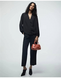 Блуза с пуговицами, черный Сфера