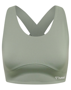 Спортивный бюстгальтер-бралетт, серый Hummel
