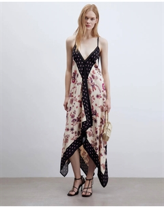 Платок-платье с принтом, фиолетовый Сфера